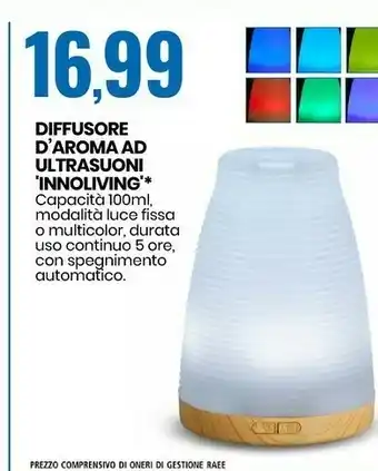 Diffusore aroma ad ultrasuoni