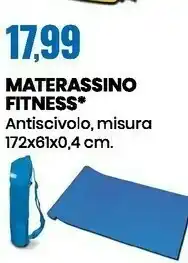 Eurospin Matterassino fitness offerta