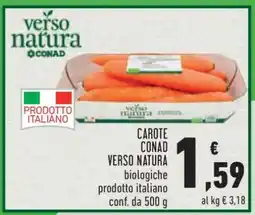 Conad CAROTE CONAD VERSO NATURA offerta