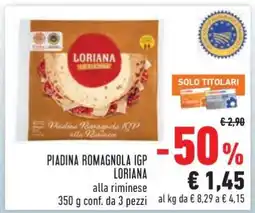 Conad Piadina Romagnola IGP Loriana offerta