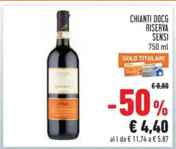 Conad Chianti DOCG Riserva Sensi offerta