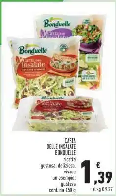 Conad CARTA DELLE INSALATE BONDUELLE offerta
