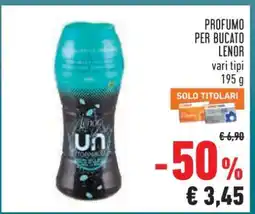 Conad Profumo per bucato Lenor offerta