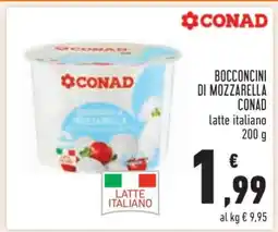 Conad BOCCONCINI DI MOZZARELLA CONAD offerta