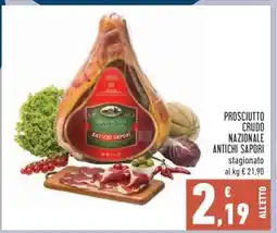 Conad PROSCIUTTO CRUDO NAZIONALE ANTICHI SAPORI offerta