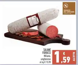 Conad SALAME FIORUCCI offerta
