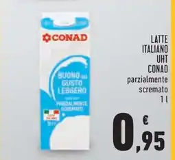 Conad LATTE ITALIANO UHT CONAD offerta