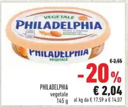 Conad PHILADELPHIA vegetale offerta