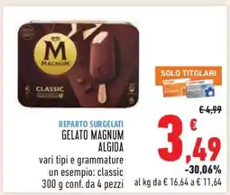 Conad GELATO MAGNUM ALGIDA offerta
