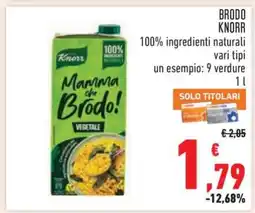 Conad BRODO KNORR offerta
