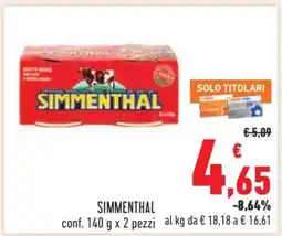 Conad SIMMENTHAL offerta