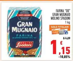 Conad Farina '00' Gran Mugnaio Molino Spadoni offerta