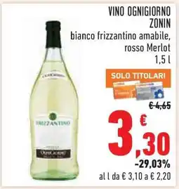 Conad VINO OGNI GIORNO ZONIN offerta
