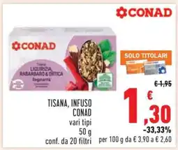 Conad TISANA, INFUSO CONAD offerta