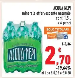 Conad ACQUA NEPI offerta