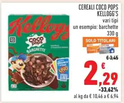 Conad Cereali Coco Pops Kellogg's offerta