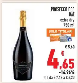 Conad PROSECCO DOC BAT offerta