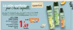 Conad LACCA, SPUMA CONAD ESSENTIAE offerta