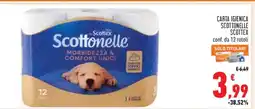 Conad Carta Igienica Scottonelle Scottex offerta