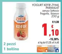 Conad Yogurt Kefir Zymil Parmalat offerta