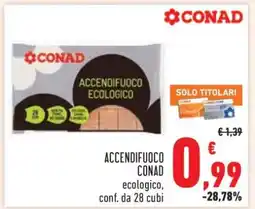 Conad Accendifuoco Conad offerta