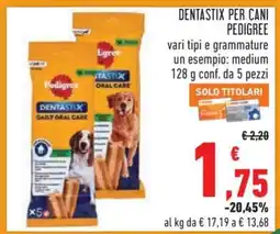 Conad DENTASTIX PER CANI PEDIGREE offerta