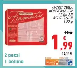 Conad Mortadella Bologna IGP I Firmati Rovagnati offerta