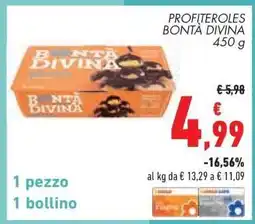 Conad PROFITEROLES BONTÀ DIVINA offerta