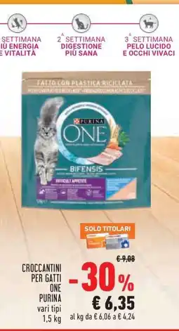 Conad CROCCANTINI PER GATTI ONE PURINA offerta