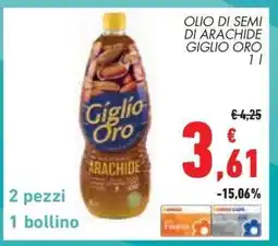 Conad Olio di Semi di Arachide Giglio Oro offerta