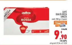 Conad CAFFÈ QUALITÀ ROSSA LAVAZZA offerta