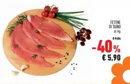 Conad Fettine di suino offerta