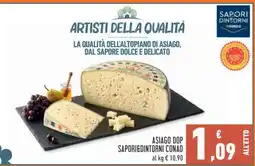 Conad ASIAGO DOP SAPORIDINTORNI CONAD offerta