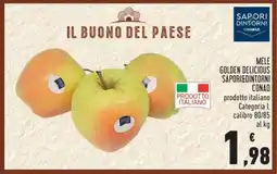 Conad Mele Golden Delicious Sapori&Dintorni Conad offerta