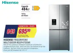Trony HISENSE FRIGORIFERO MULTIDOOR RQ5P470SMI offerta