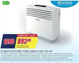 Trony OLIMPIA SPLENDID HOME OF COMFORT CLIMATIZZATORE FISSO UNICO EASY S2 HP offerta