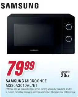Trony SAMSUNG MICROONDE MS20A3010AL/ET offerta