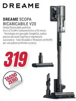 Trony DREAME SCOPA RICARICABILE V20 offerta
