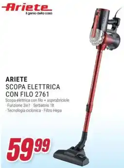 Trony ARIETE SCOPA ELETTRICA CON FILO 2761 offerta