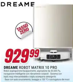 Trony DREAME ROBOT MATRIX 10 PRO offerta