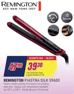 Trony REMINGTON PIASTRA SILK S9600 offerta