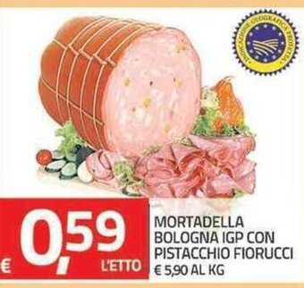 TuoDi Mortadella Bologna IGP Con Pistacchio Fiorucci offerta