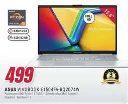 Trony ASUS VIVOBOOK E1504FA-BQ2074W offerta