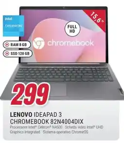 Trony LENOVO IDEAPAD 3 CHROMEBOOK 82N4004DIX offerta