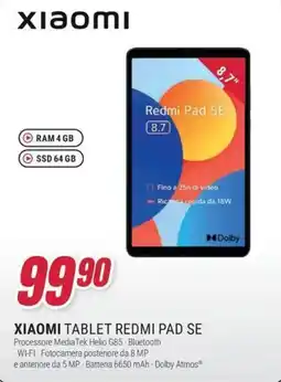 Trony XIAOMI TABLET REDMI PAD SE offerta