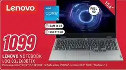 Trony LENOVO NOTEBOOK LOQ 83JE00BTIX offerta