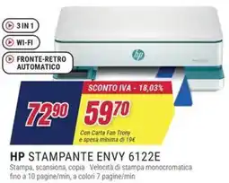 Trony HP STAMPANTE ENVY 6122E offerta