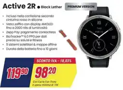 Trony amazfit Active 2R Black Lether offerta