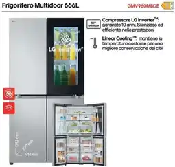Trony LG Frigorifero Multidoor 666L GMV960MBDEE offerta