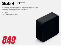 Trony SONOS Sub 4 offerta